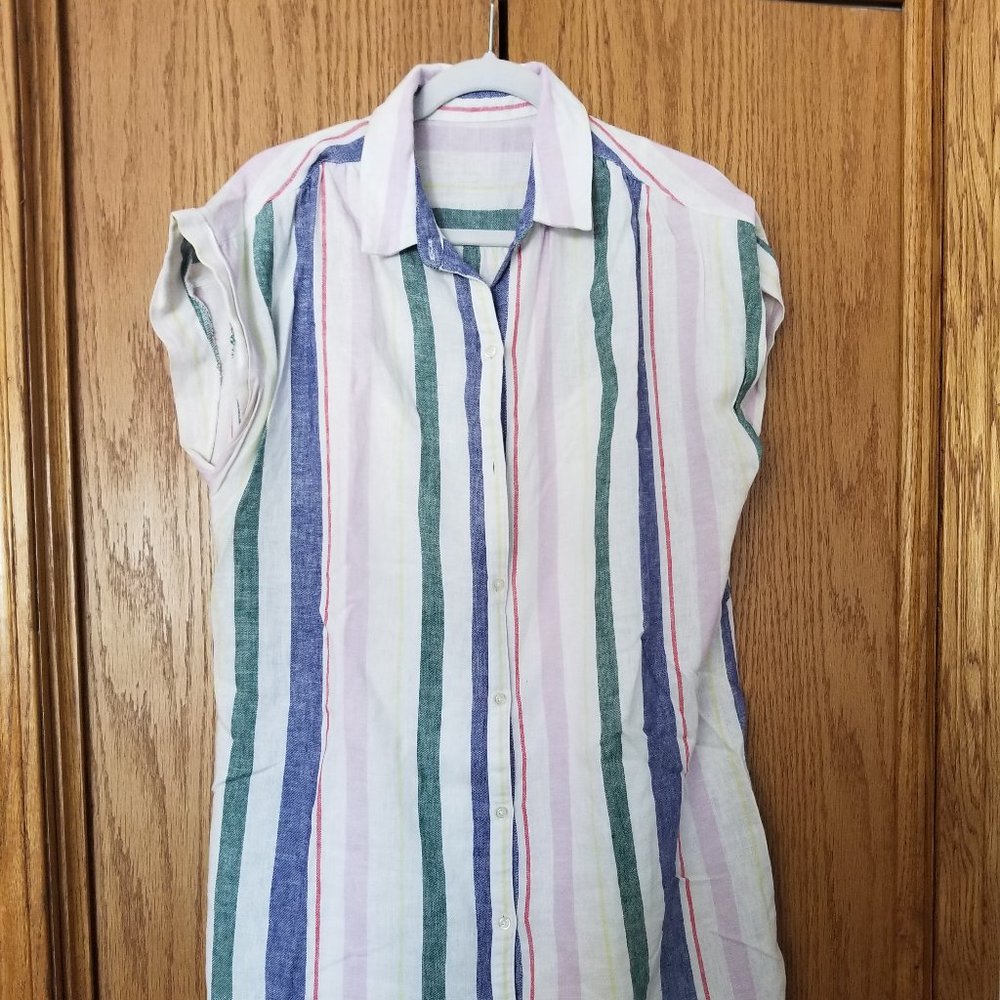 Old navy striped linen dress